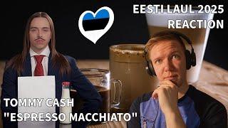 WINNER?!?! Tommy Cash "Espresso Macchiato" REACTION - Estonia Eurovision 2025