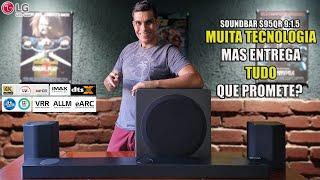 IMPRESSIONANTE, MAS... LG S95QR SOUNDBAR 9.1.5 CANAIS