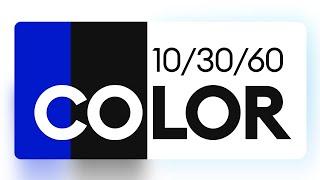60-30-10 Colors - Design Masterclass