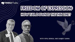 Freedom of Expression: How thin is the line? Ft. Sanjeev Sarma and Vipul Bondal | Thinkly Talks #AMA