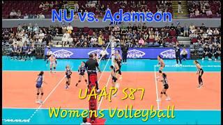 NU vs. Adamson, Women's Volleyball, UAAP S87, 1st Round, March 12, 2025