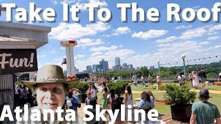 Atlanta's Ponce City Market Rooftop Skyline Park - Vintage Amusement & Fantastic Skyline Views!