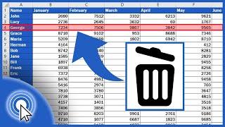 How to Delete Row in Excel