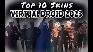  SKINS VIRTUAL DROID 2  | TOP 10 | 2023  | VRM  | BOY SKINS HOMBRE  ACTUALIZACIÓN VRChat android