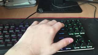 тест клавиатуры ZET BLADE GAMING PRO Kailh Red