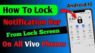 How To Lock Notification Bar From Lock Screen On Vivo / Lock Screen Notification Bar Disable Vivo