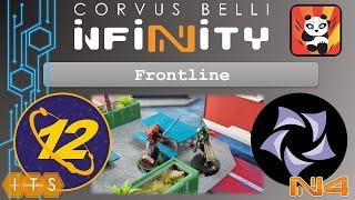 Fast Panda Gaming: Infinity N4 Battle Report - Frontline (Combined Army vs O-12)