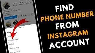 How to Get Phone Number From Instagram | Find Someone's Phone Number From Their Instagram