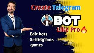 How to create telegram bot in 2 minutes 2023| without coding| telegram bot