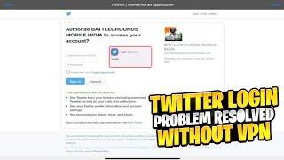 How To Fix Twitter Login Problem in IOS || PUBG / BGMI Twitter Login issue ️||100% Working Trick