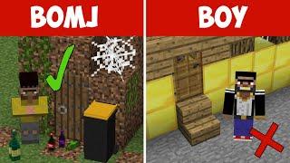 UYLAR JANGI BOMJ VS BOY KIM YUTADI? | Bomj Hayoti #3 | Minecraft Uzbekcha| #ReDerp