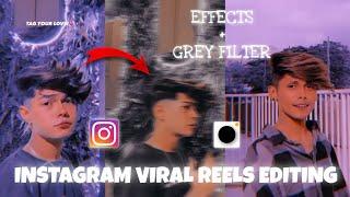 Instagram Viral Blue Background Reels Video Editing | Instagram Purple color Video Editing kese kare