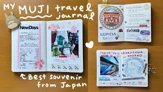 How I Use MUJI Passport Memo Notebook (Japan Travel Journal Flip-Through) | Rainbowholic