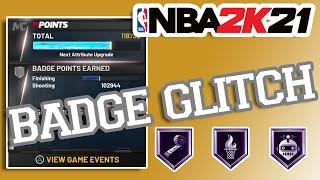 NBA 2K21 BADGE GLITCH!  GET 6-10 BADGES IN ONE HOUR [PS4 and XBOX] (WORKING 9/28/2020)