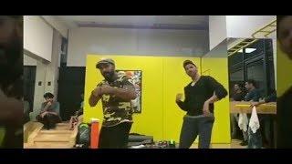 Hrithik Roshan & Tigershroff dance rehearsal for Jai Jai shiv Shankar song || WAR ||