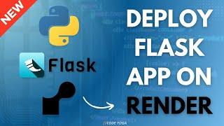 How To Deploy A Flask App on Render (2024) | Flask App Free hosting