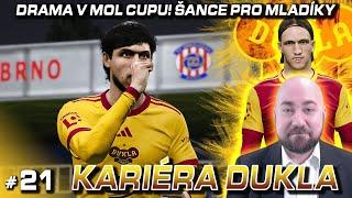 Drama v MOL Cupu a Šance pro Mladíky #21 | Dukla Praha Kariéra PES CZ Let's Play