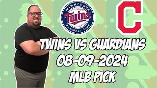 Minnesota Twins vs Cleveland Guardians Game 2 8/9/24 MLB Pick & Prediction | MLB Betting Tips