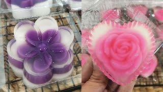 2 Kreasi Puding Bunga Cantik dan Kekinian || Ide Jualan dan Isian Snack Box