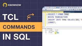 SQL TCL (Transaction Control Language) Commands: A Practical Approach