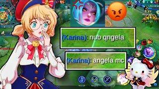 Angela Solo Rank gets Trash Talked by Karina!Hello Kitty MVP Gameplay