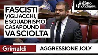 Grimaldi: "Aggressione al giornalista? Fascisti vigliacchi. Casapound va chiusa"