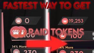 The FASTEST Way to Get Raid Tokens |ANIME DIMENSIONS SIMULATOR|