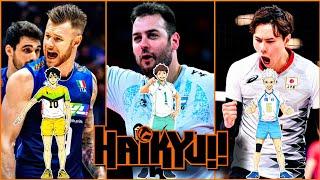 PERSONAJES DE HAIKYUU INSPIRADOS EN JUGADORES DE LA VIDA REAL!!! #3 | HAIKYUU IN REAL LIFE