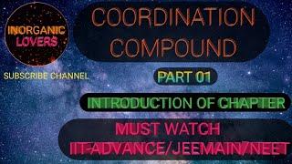 Coordination Compound class 12 inorganic lovers