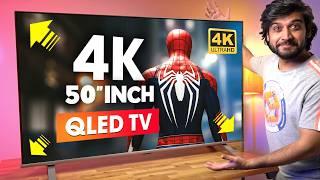 I Bought This 50-inch *QLED 4K HDR TV* with Dolby Vision & Atoms!! ️ Toshiba 4K QLED TV - 50C450ME