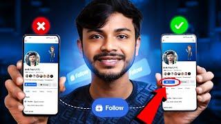 Facebook Follow Button On Profile 2025 || Facebook followers settings || fb follower setting