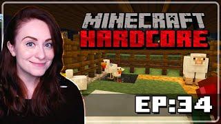 BUILDING A SHELTER | Minecraft Hardcore [Livestream] | Ep.34