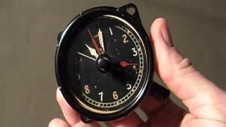 WW2 Spitfire gauge Clock 8 day aircraft  fighter plane instrument control Help ID Battle of Britan