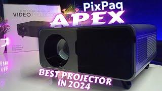 Best Projector In 2024 Under 18000 | PixPaq Apex 4K HDR Supported Projector Unboxing & Review