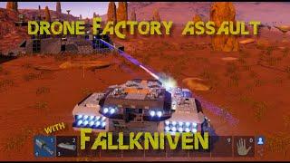 Killing a Drone Factory with Fallkniven F1 Hover Tank - Empyrion Galactic Survival