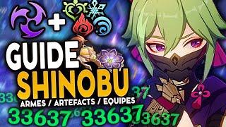 L'une des MEILLEURES 4⭐! Guide Shinobu 2023 Artéfacts, Teams & Armes ! | Genshin Impact