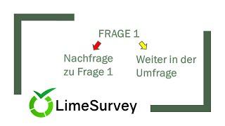 LimeSurvey 5: Bedingungen setzen