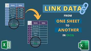 How to Link Data in Excel from One Sheet to Another