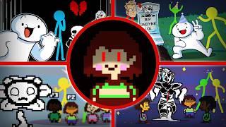 4 Player Undertale Genocide Run | Compilation (So Far...) (Feat. TheOdd1sOut & Skip The Tutorial)