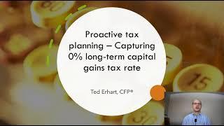 Simple strategies for capturing 0% capital gains tax rate