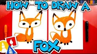 How To Draw A Cartoon Fox