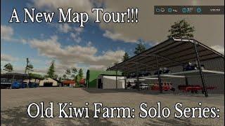 Old Kiwi Farm: Solo Series: A New Map Tour!!! New Holland Farm With Small Fields!!! FS22 PS4.