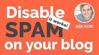 Block Spam Comments on your Website. This free plugin works well!