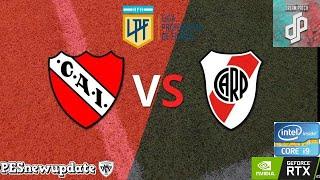 Independiente Vs River Plate // Copa de la Liga Argentina 2024 // (Pes 2021 Dream Patch)