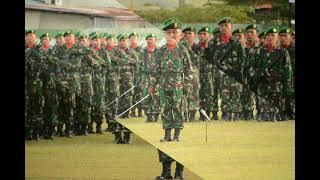 Letkol Inf Arifin Sonny Sinaga Sbg Dan Up Bendera Gab 17.7.'17 di Lap Jasdam IM Neusu-Banda Aceh.