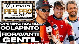 Griffin Colapinto, Leonardo Fioravanti, Ian Gentil | Lexus Pipe Pro pres by YETI 2025 Opening Round