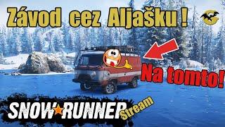 Závod cez Aljašku part.1 - SnowRunner Multiplayer CZ-SK