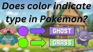 Does type correlate with color in Pokémon?