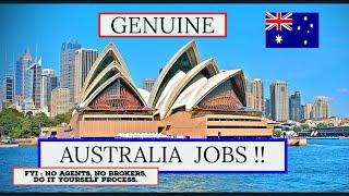 Work and Live in AUSTRALIA | Australia Jobs, No brokers, No agents, just do it yourself!! || BUXTON