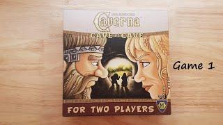 Caverna: Cave vs Cave - Solo Playthrough - Game 1